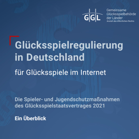 GGL überreicht Bundes­beauftragtem Blienert Spieler­schutz-Broschüre